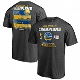 Golden State Warriors Fanatics Branded 2018 NBA Finals Champions All Time Baller Schedule T-Shirt Heather Charcoal,baseball caps,new era cap wholesale,wholesale hats
